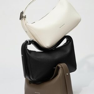 BOSTANTEN Women’s Small Black Handbag – Trendy Vegan Leather Shoulder Purse